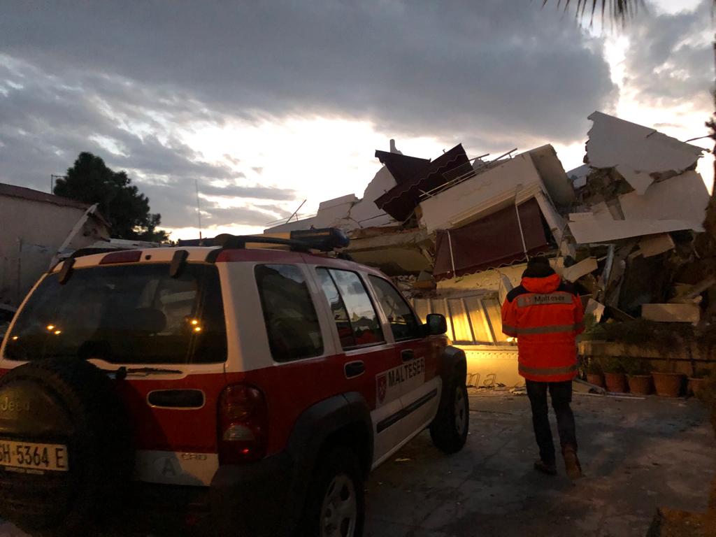 Tremblement de terre en Albanie : l’Ordre de Malte sur les lieux pour porter secours