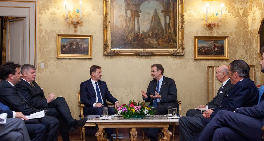 Encuentro con el viceprimer ministro esloveno, Miro Cerar