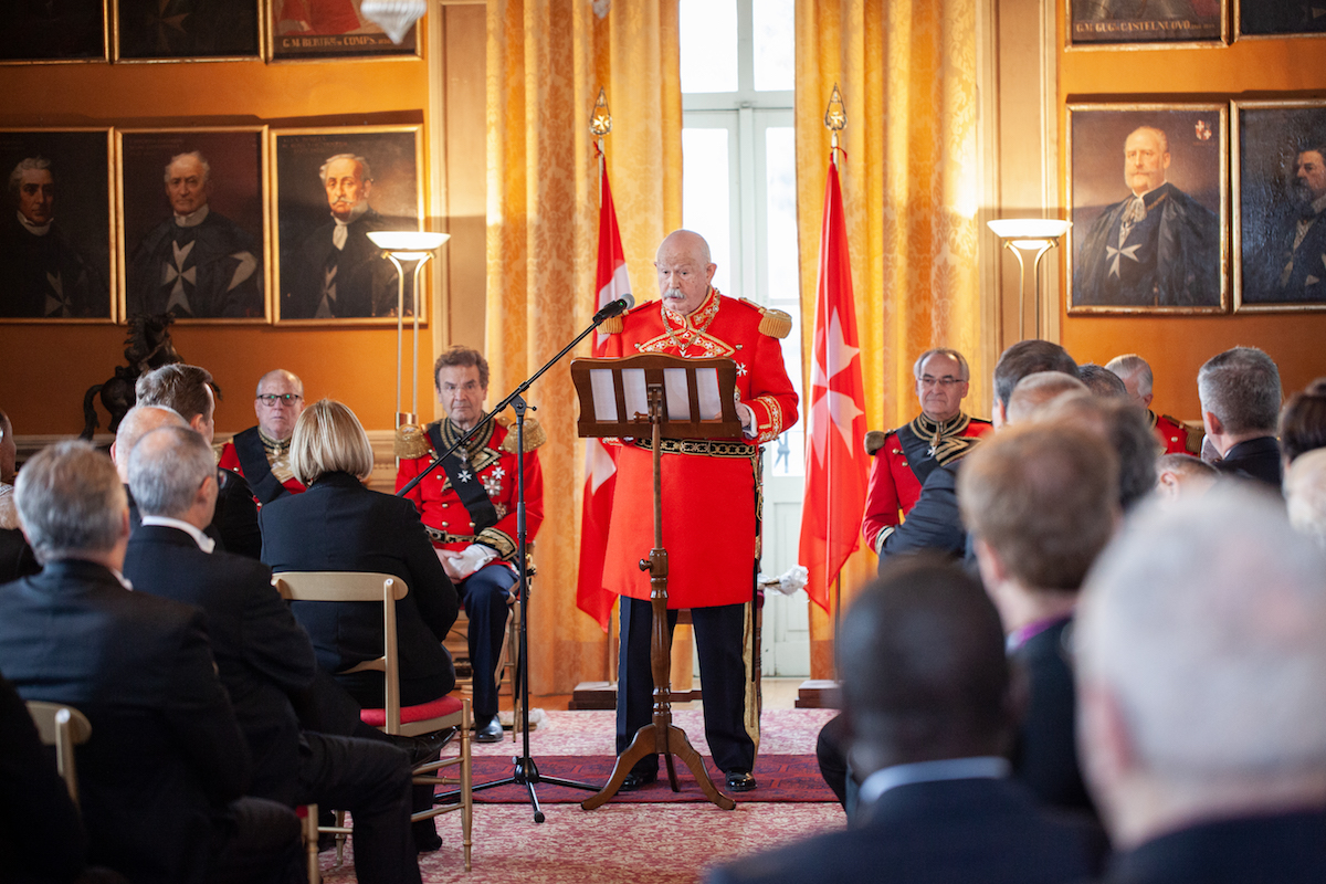 Discorso del Gran Maestro al Corpo diplomatico accreditato presso il Sovrano Ordine di Malta