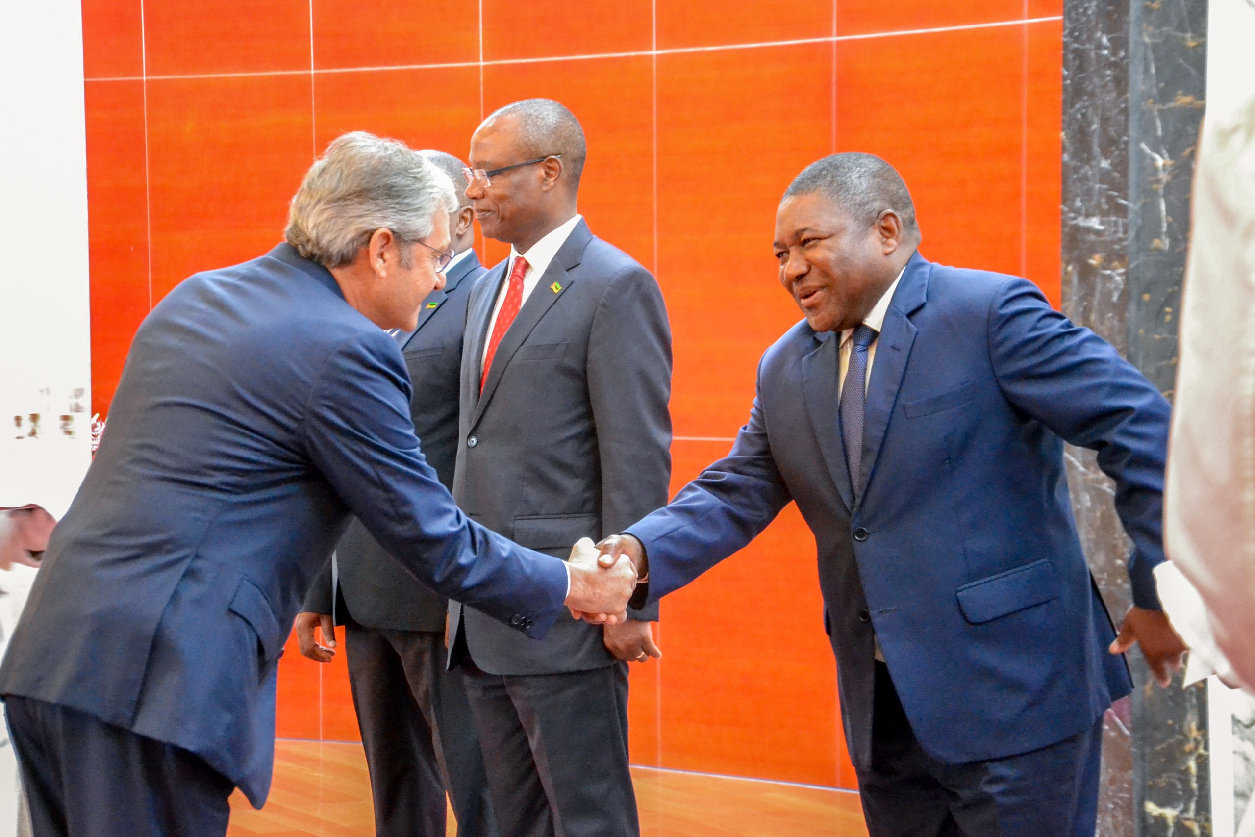 The new Ambassador of the Order of Malta presents his letters of credence to the President of the Republic of Mozambique