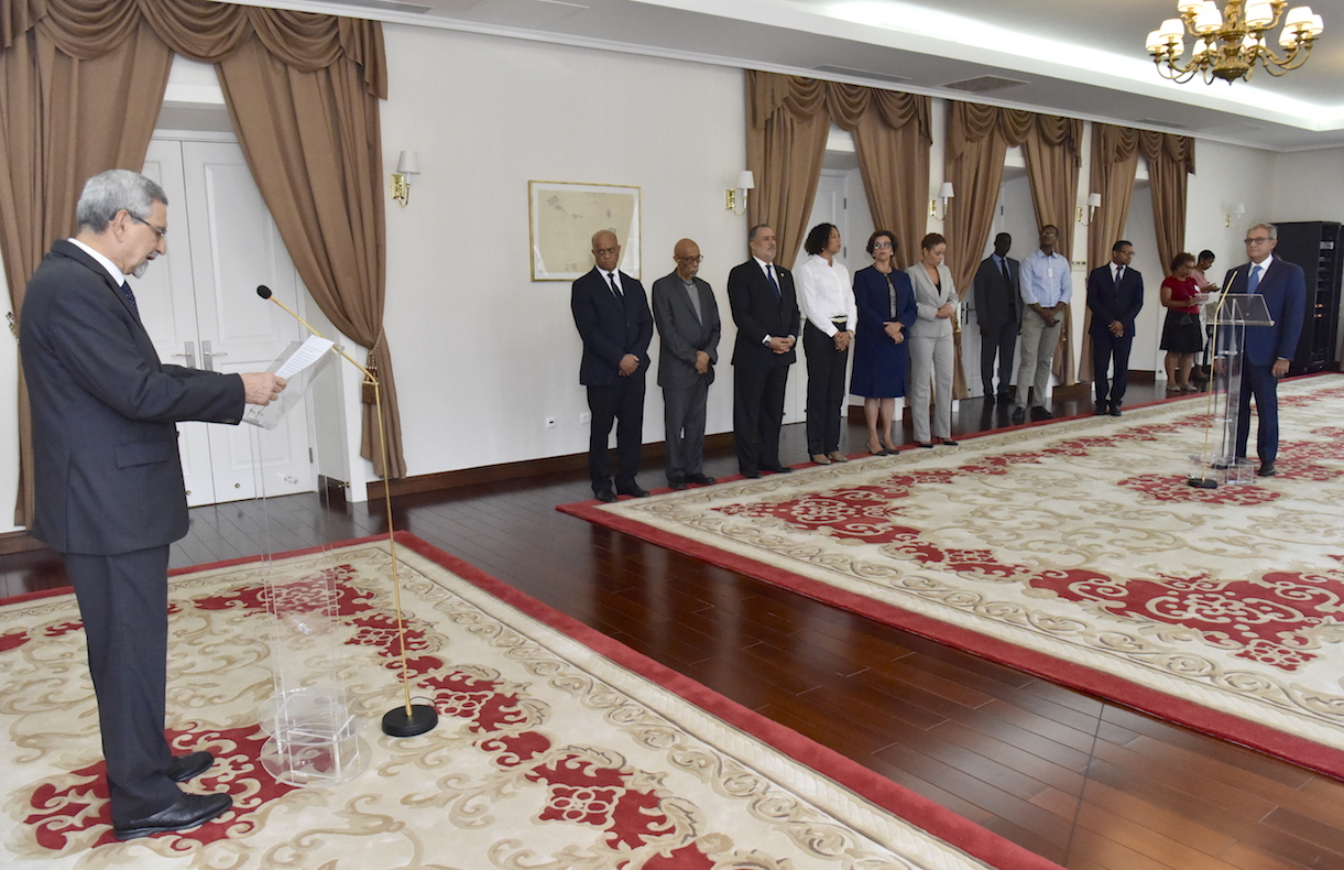 The new Ambassador of the Order of Malta to Cabo Verde presents his letters of credence