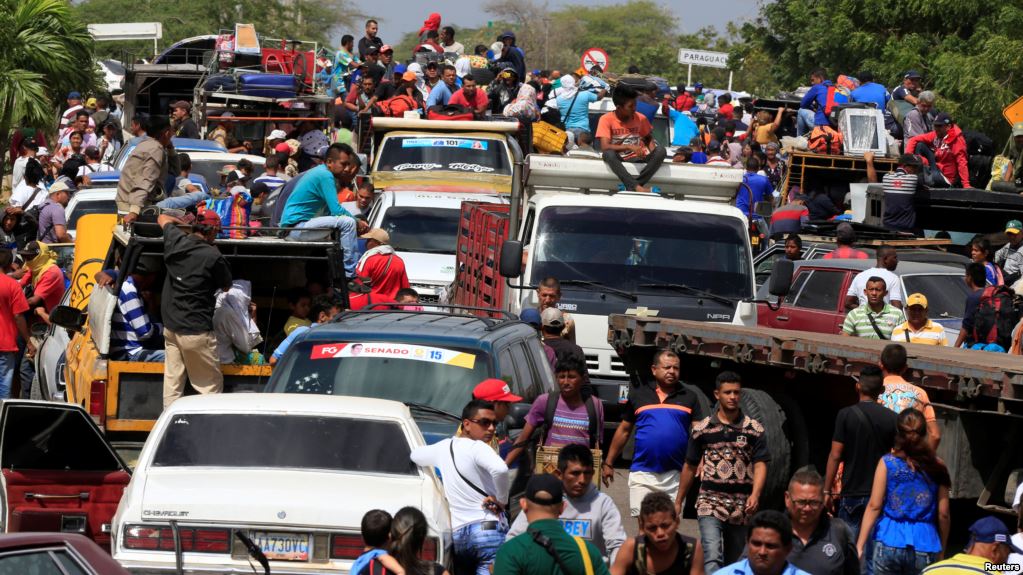 La organización de ayuda de la Orden de Malta aporta ayuda de emergencia a los refugiados venezolanos huidos a Colombia