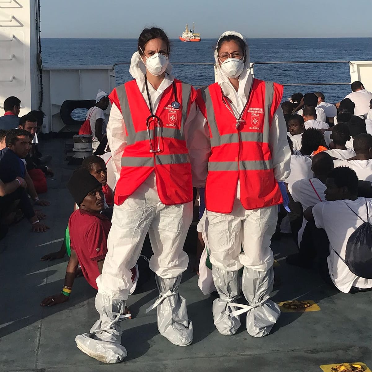 Aquarius Migrants, Order of Malta’s Medical Team on Dattilo: “In their eyes the hope for a better future”