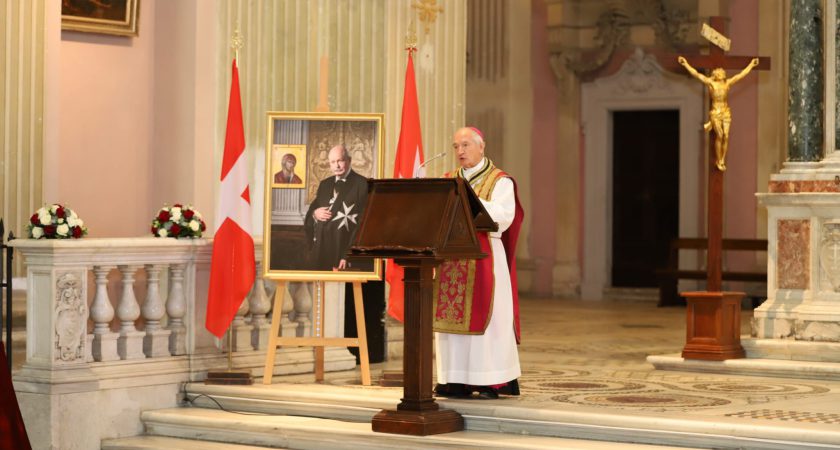 Mass in Memory of 80th Grand Master   Fra’ Giacomo Dalla Torre del Tempio di Sanguinetto