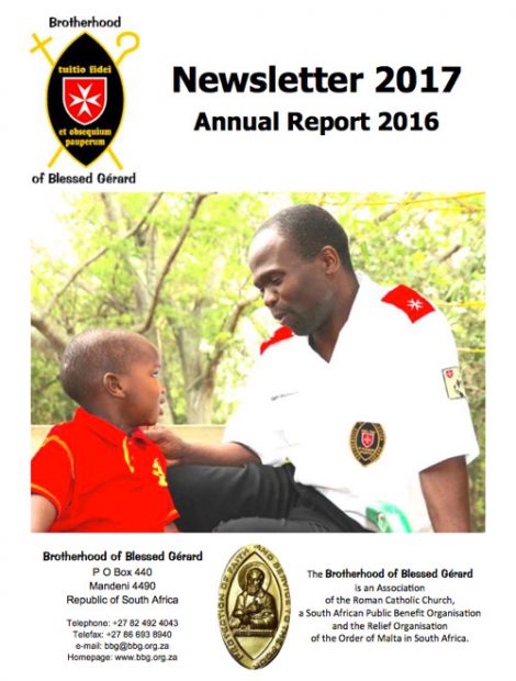 Brotherhood of Blessed Gérard Annual Report 2016