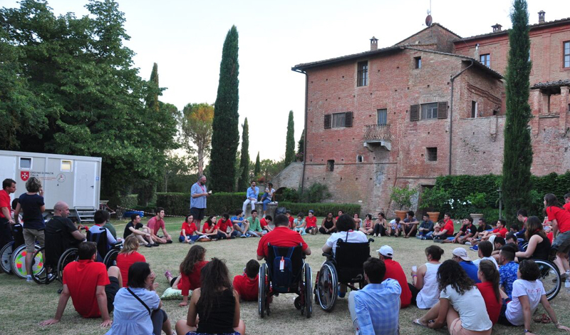 Le cinquième camp d’été italien pour les handicapés
