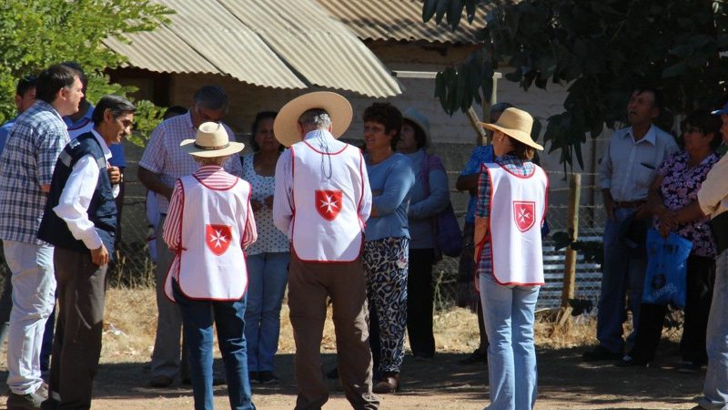 Der Malteserorden hilft Familien, die von den Waldbränden in Chile betroffen sind.