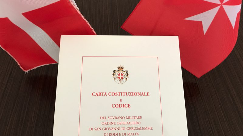 Travail de mise à jour de la Constitution de l’Ordre souverain de Malte
