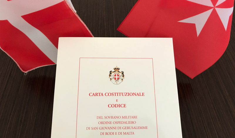 Working to update the Constitution of the Sovereign Order of Malta