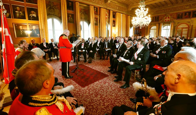 Discurso del Lugarteniente del Gran Maestre ante el cuerpo diplomático acreditado ante la Soberana Orden de Malta