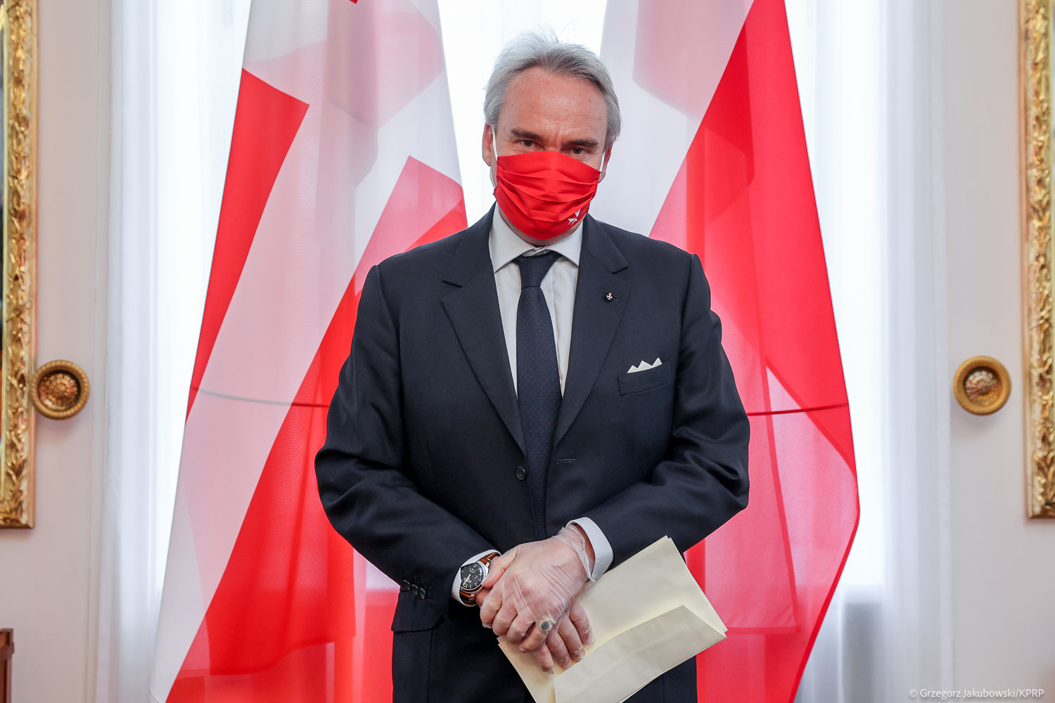 L’Ambasciatore del Sovrano Ordine di Malta presso la Polonia presenta le sue lettere credenziali