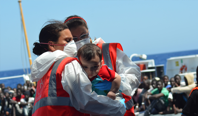 Emergency doctors rescue refugees and migrants arriving every day by sea across the Mediterranean