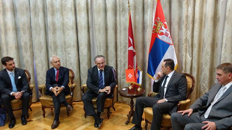 Visite officielle du Grand Hospitalier de l’Ordre de Malte en République de Serbie