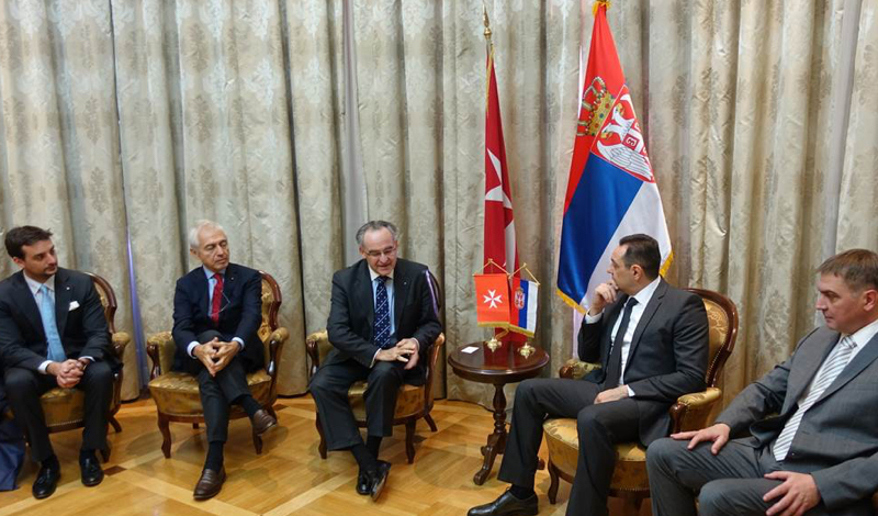 Visite officielle du Grand Hospitalier de l’Ordre de Malte en République de Serbie