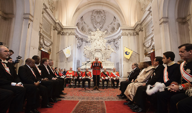 Discours de S.A.E le Prince et Grand Maître Fra’ Matthew Festing au corps diplomatique accrédité près l’Ordre souverain de Malte