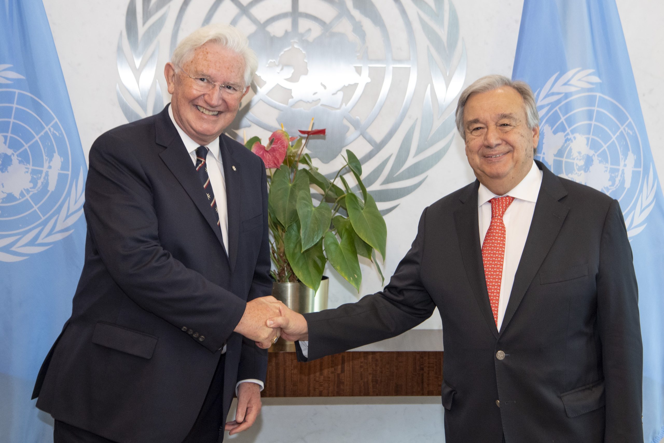 El nuevo embajador de la Orden de Malta ante las Naciones Unidas en Nueva York ha presentado sus credenciales