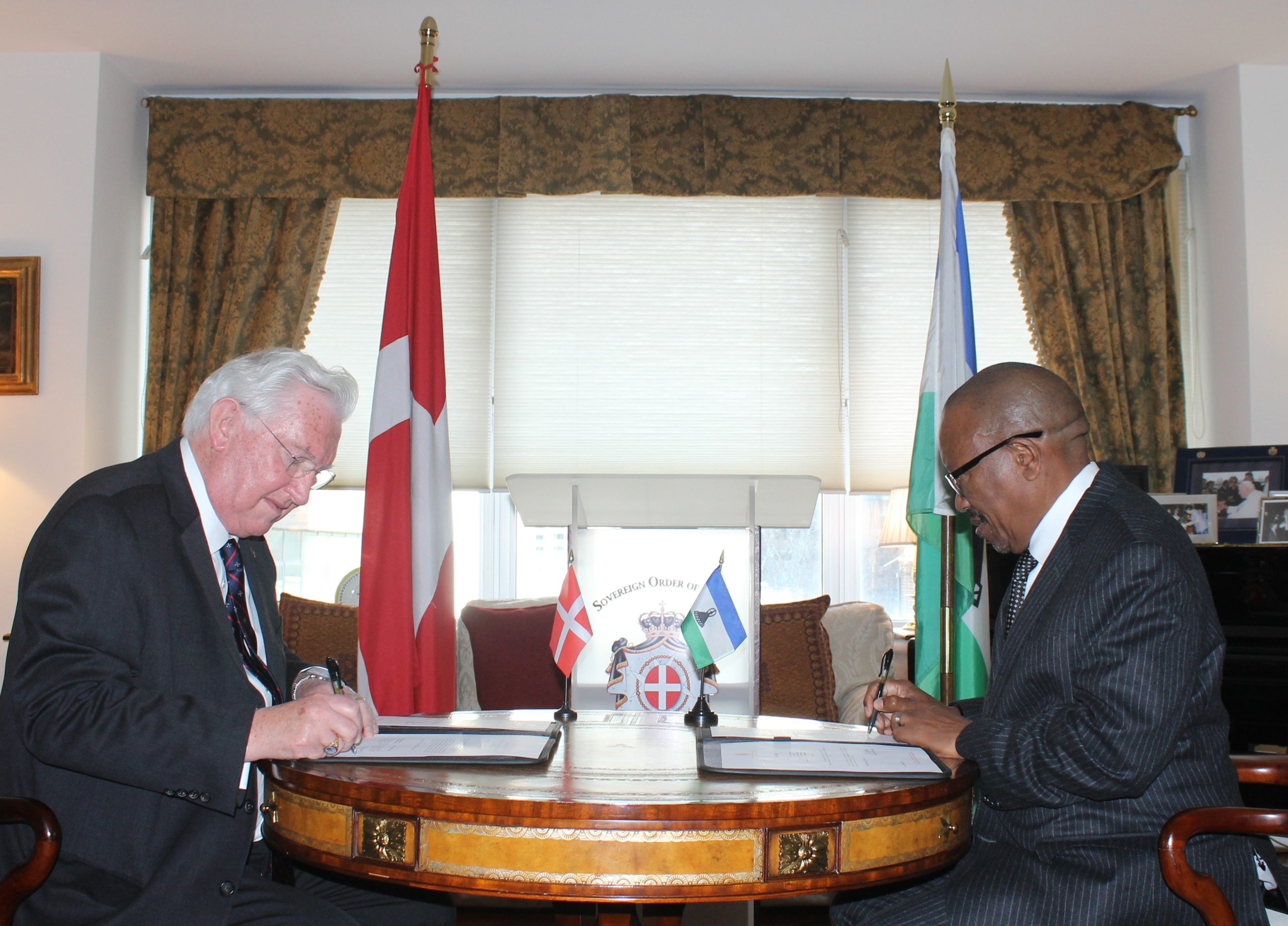 La mission de l’Ordre de Malte auprès des Nations Unies à New-York annonce l’ouverture de relations diplomatiques avec le Royaume du Lesotho