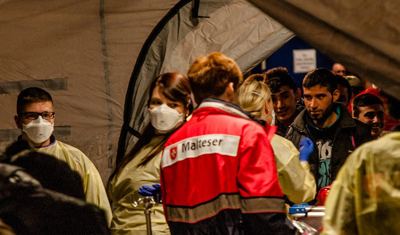 Every fourth refugee in Germany has been assisted by an Order of Malta volunteer on at least one occasion