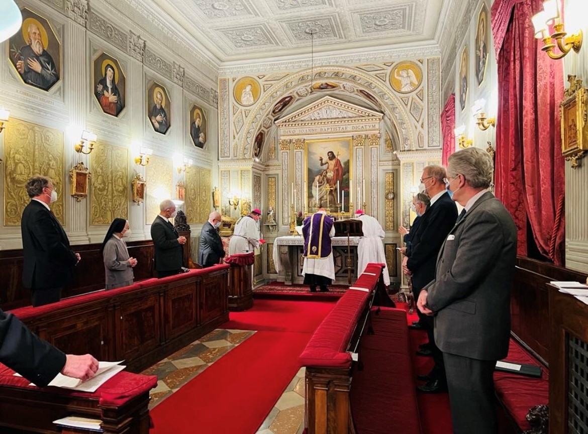 Messe zum Gedenken an Fra‘ Giacomo Dalla Torre, 80. Großmeister