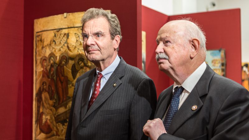 Die Ausstellungseröffnung „Russische Ikone: Gebet und Barmherzigkeit“ in Rom steht im Zeichen der 25-jährigen diplomatischen Beziehungen zwischen Russland und dem Malteserorden