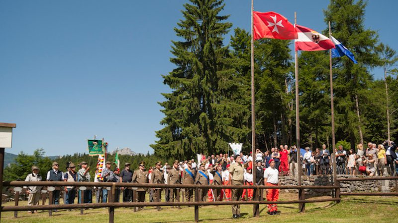 The Grand Master in Trentino-Alto Adige a hundred years after the outbreak of the great war