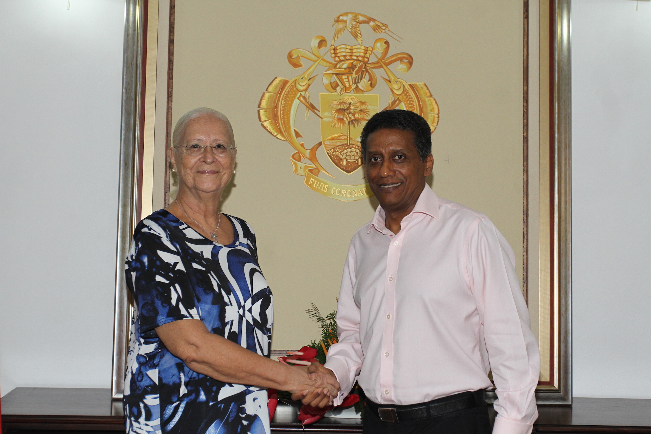 Il nuovo Ambasciatore del Sovrano Ordine di Malta presenta le sue lettere credenziali al Presidente della Repubblica delle Seychelles