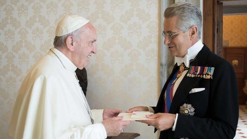 Papa Francesco riceve in udienza l’Ambasciatore Antonio Zanardi Landi