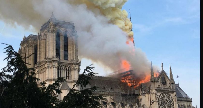 Notre Dame, Botschaft des Großmeisters an Präsident Macron