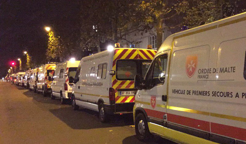 Ordre de Malte France medical teams on the ground after the Paris attacks