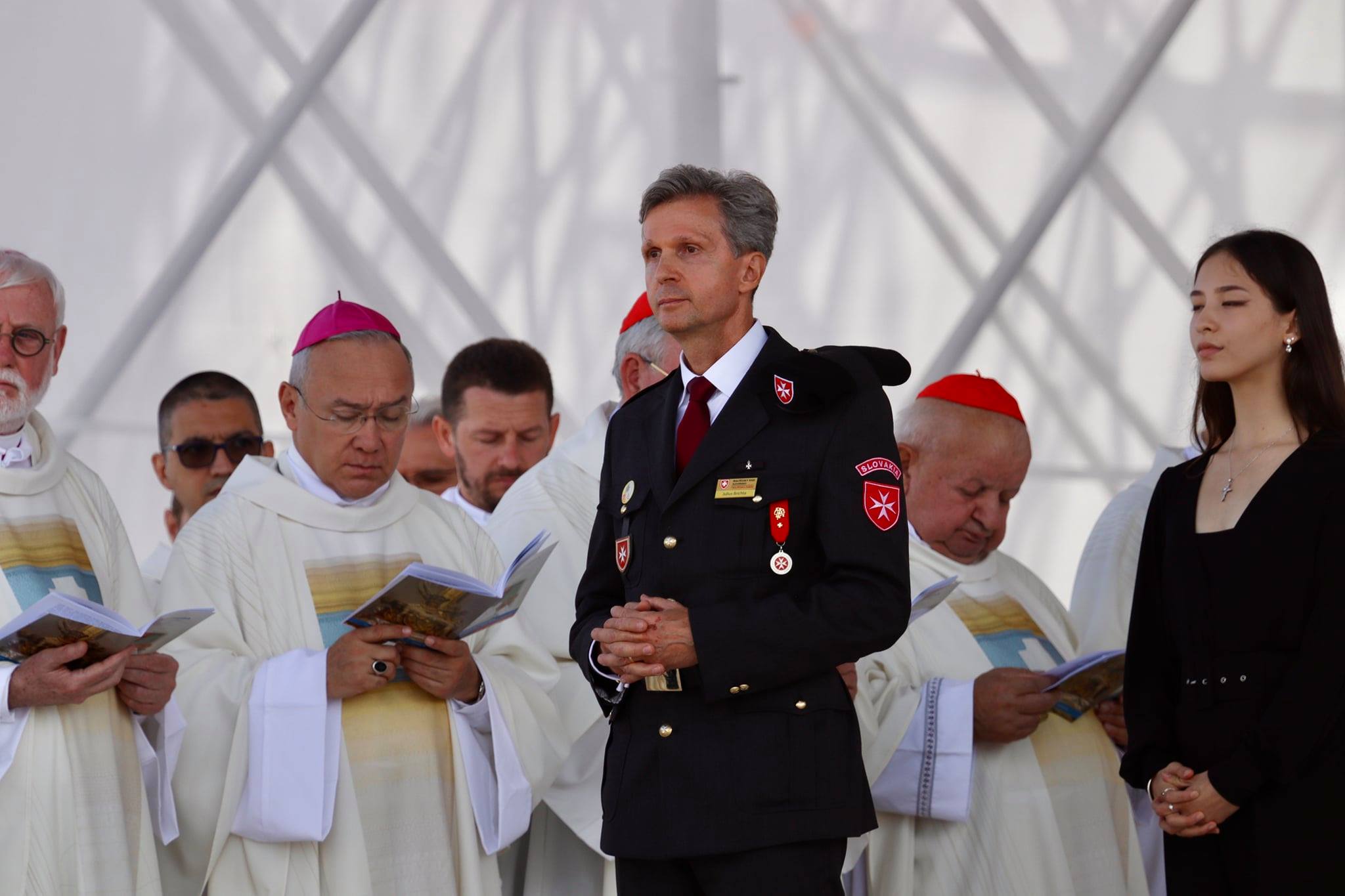 L’assistenza dei volontari dell’Ordine di Malta in Slovacchia durante la visita di Papa Francesco
