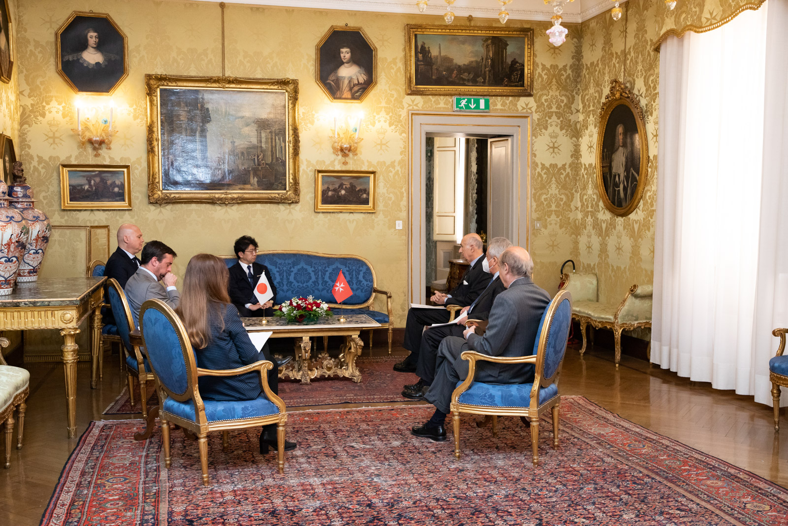 Visita della Sasakawa Peace Fondation all’Ordine di Malta