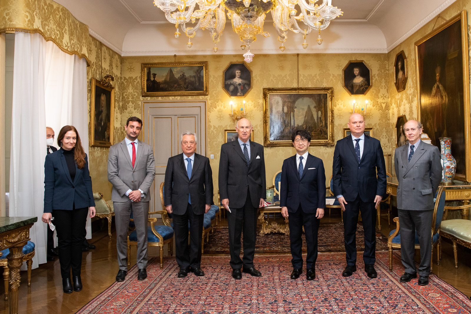 Visita della Sasakawa Peace Fondation all’Ordine di Malta