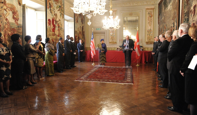 Visita ufficiale del Presidente della Liberia al Sovrano Ordine di Malta