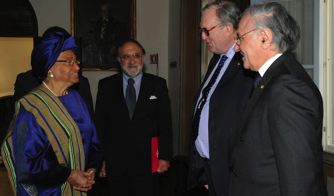 Visita oficial de la Presidenta de Liberia a la Soberana Orden de Malta