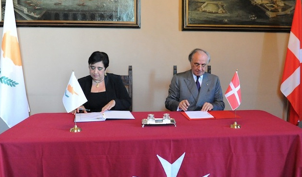 La Soberana Orden de Malta establece relaciones diplomáticas con la República de Chipre