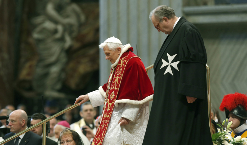 Benedikt XVI. An die mitglieder des Malteserordens: euer wertvolles wirken ist ein lebendiger beweis für die göttliche liebe.