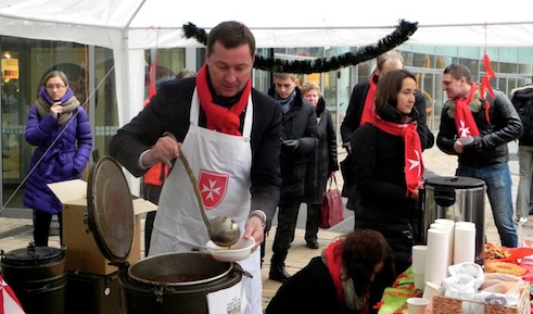 La campagne de soupes de Noël de l’Ordre de Malte est devenue un événement annuel en Lituanie.