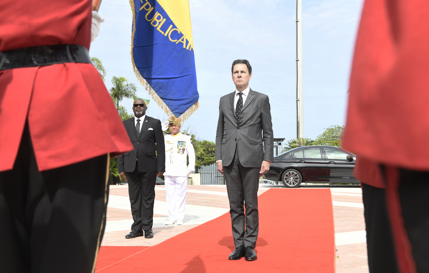 L’Ambasciatore del Sovrano Ordine di Malta presso il Gabon presenta le sue lettere credenziali