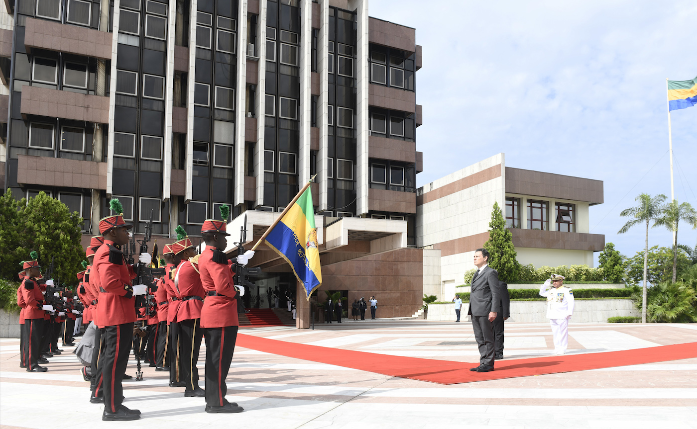 The Ambassador of the Sovereign Order of Malta to the Gabonese Republic presents his letters of credence