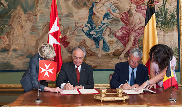 Protocollo d’intesa tra il Ministero degli Affari Esteri del Regno del Belgio e il Sovrano Ordine di Malta
