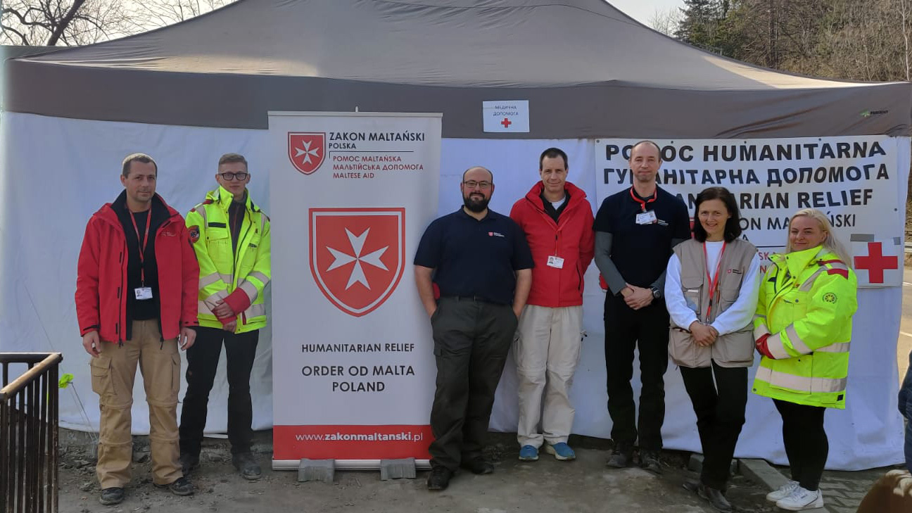La Orden de Malta en Polonia: en primera línea atendiendo a los refugiados ucranianos