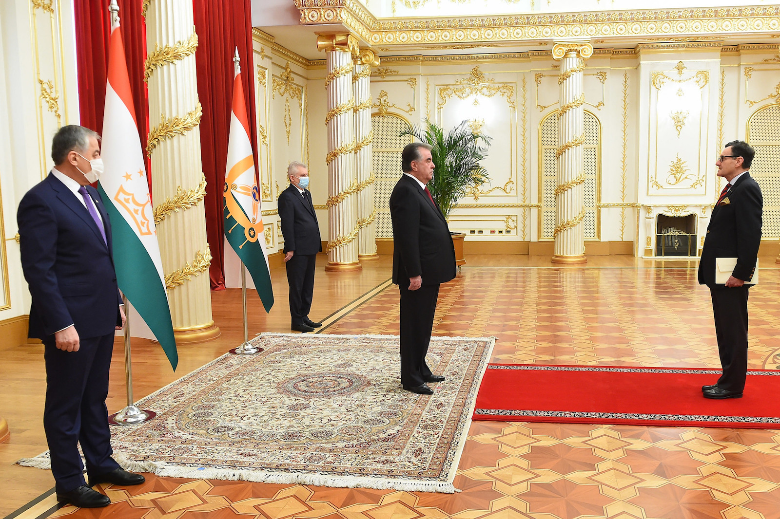 The Ambassador of the Sovereign Order of Malta to the Tajikistan presents his letters of credence