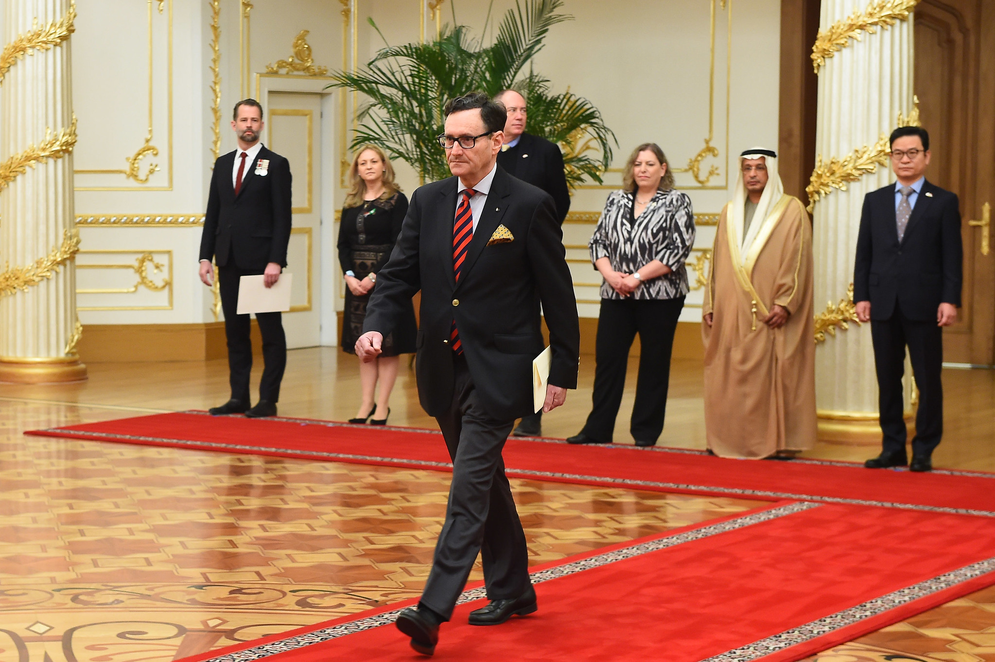 The Ambassador of the Sovereign Order of Malta to the Tajikistan presents his letters of credence