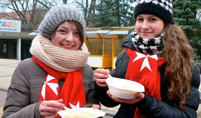Over 80,000 meals distributed in 2014 by the Order of Malta’s Relief Organisation in Lithuania