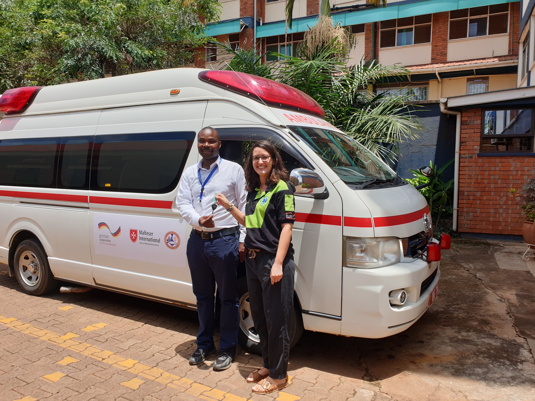 La risposta al contagio del Covid-19 in Uganda del progetto Servizio medico di emergenza di Malteser International