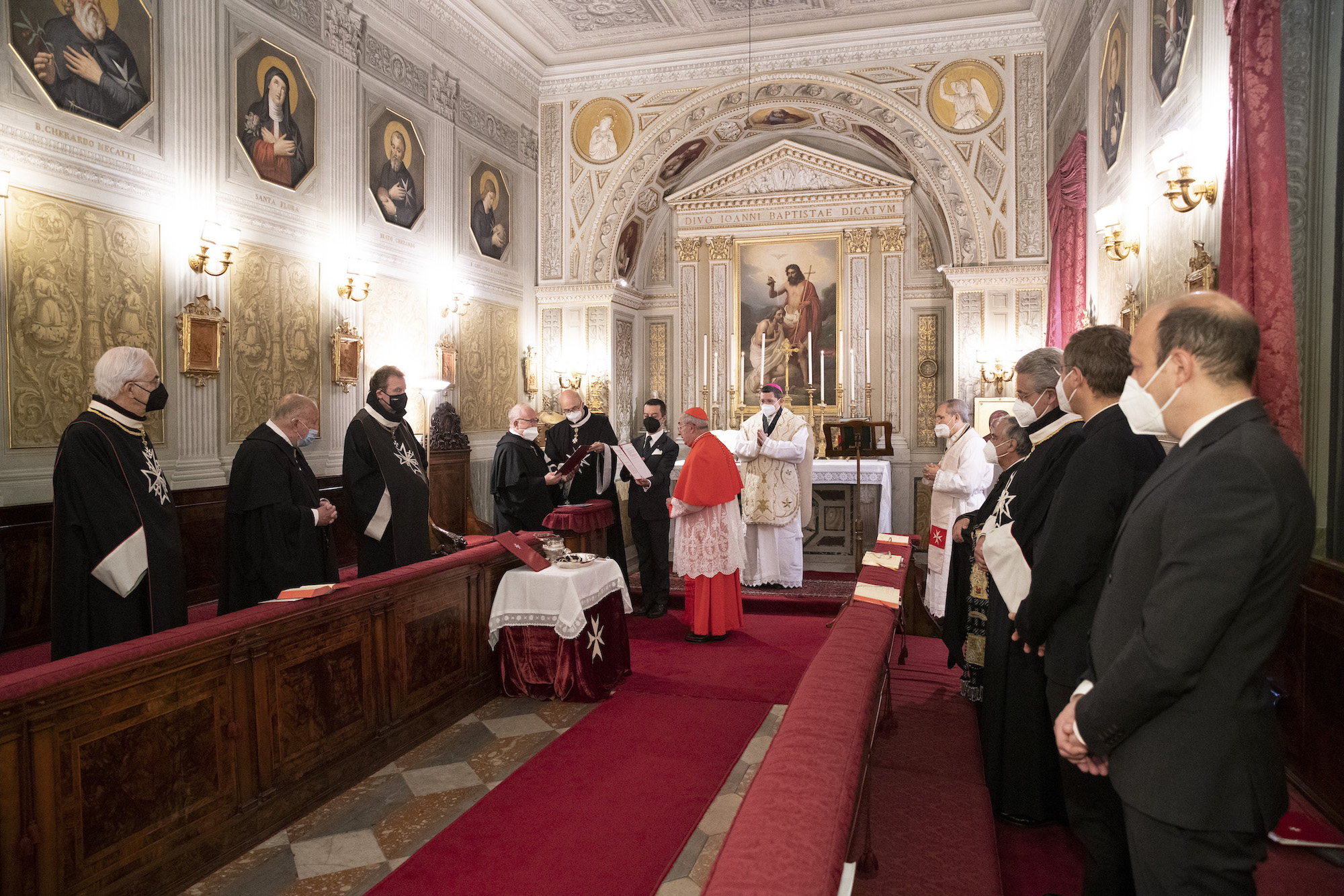 Vicar General of His Holiness for the Diocese of Rome received in the Order