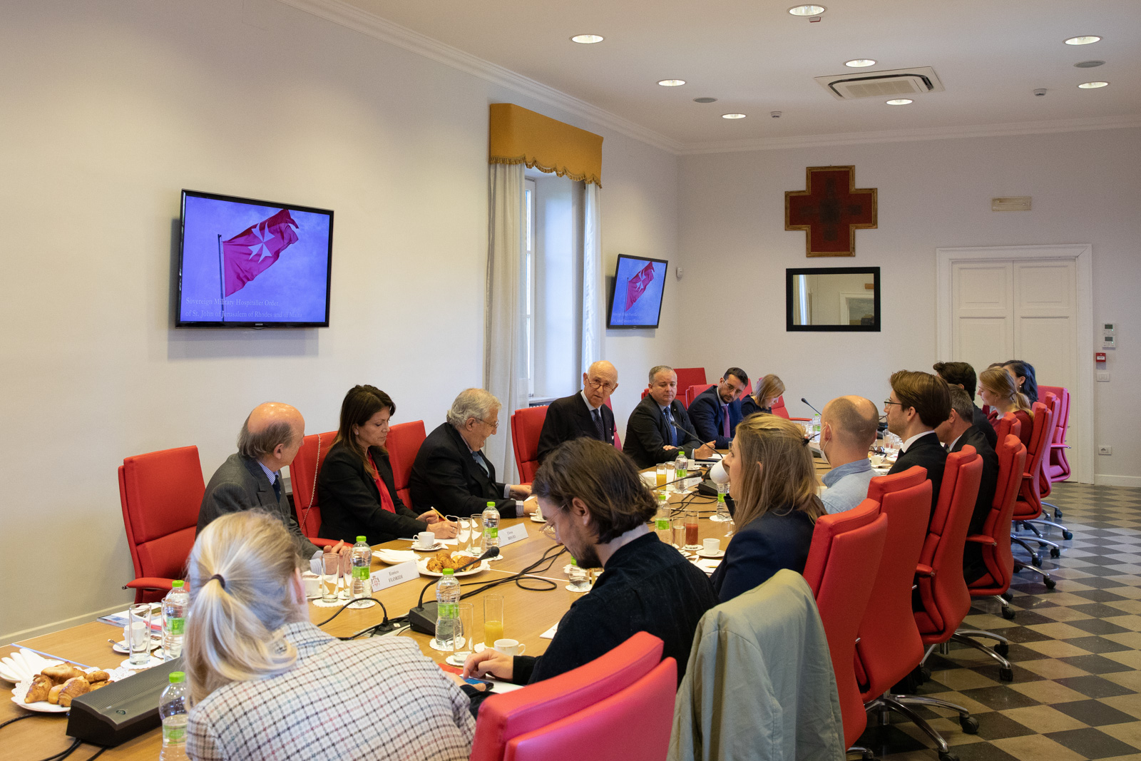 Giovani diplomatici tedeschi visitano la Villa Magistrale dell’Ordine di Malta