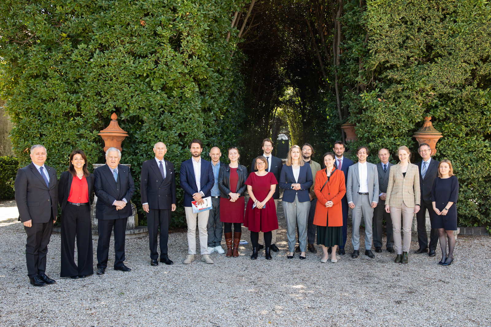 Young German diplomats visit the Order of Malta’s Villa Magistrale