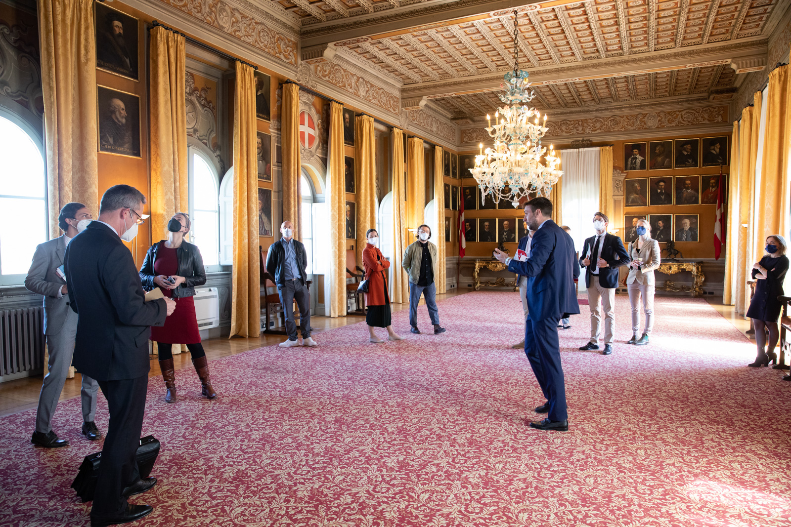 Jóvenes diplomáticos alemanes visitan la Villa Magistral de la Orden de Malta