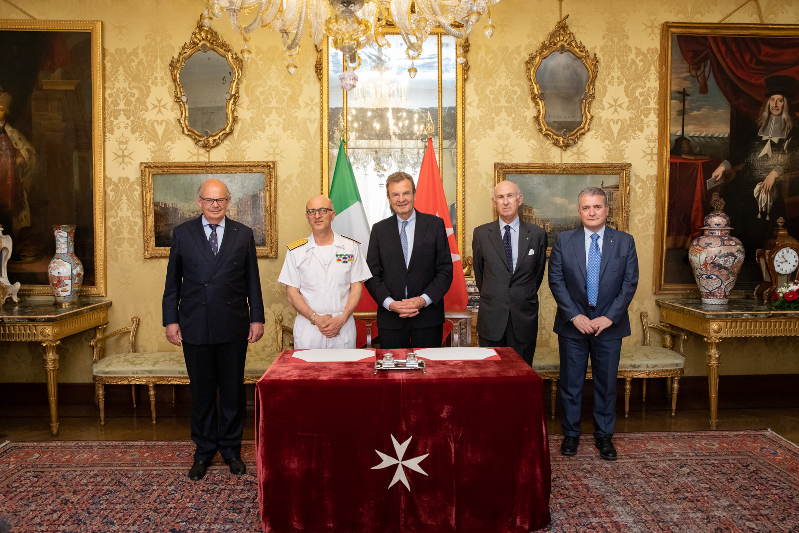 Renouvellement du protocole d’entente entre la Garde côtière italienne et le Corps italien de secours de l’Ordre de Malte